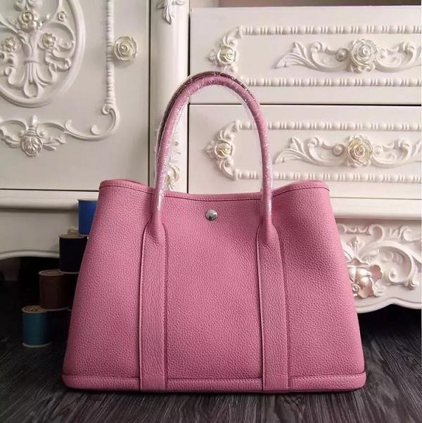 Hermes original calfskin garden party 30 bag G0030 pink