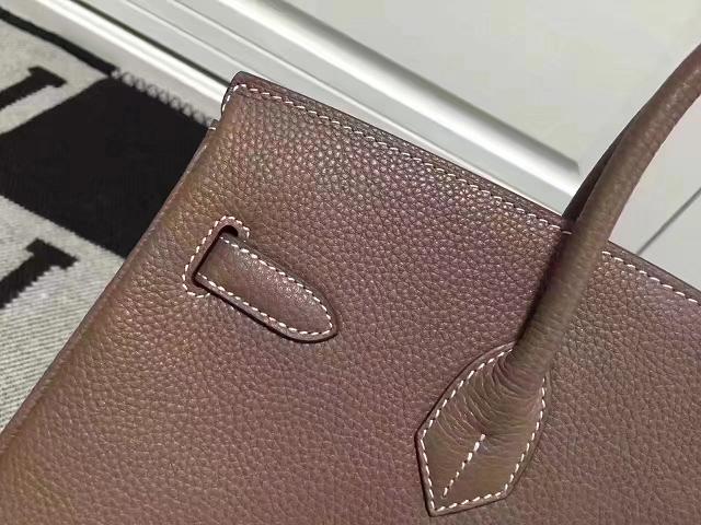Hermes imported togo leather birkin 30 bag H0030 light brown
