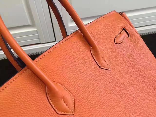 Hermes imported togo leather birkin 35 bag H0035 orange