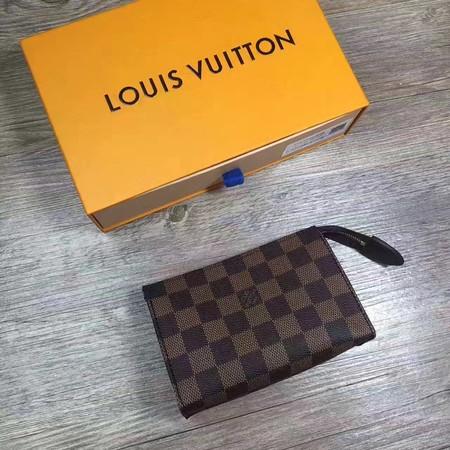 Louis Vuitton damier ebene toiletry pouch 15 M47546 brown
