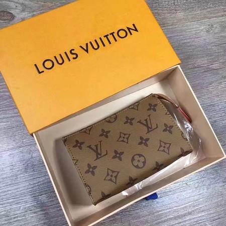 Louis Vuitton monogram reverse toiletry pouch 15 M47546 coffee