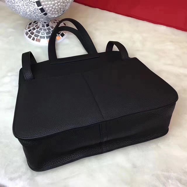 Hermes original togo leather halzan 31 bag H031 black