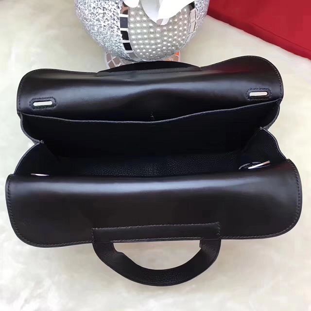 Hermes original togo leather halzan 31 bag H031 black