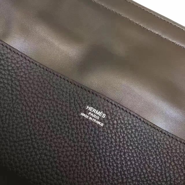 Hermes original togo leather halzan 31 bag H031 black