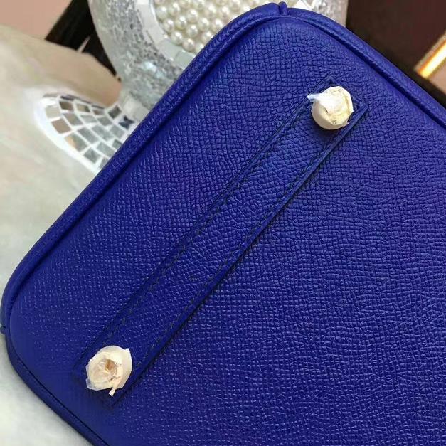 Hermes original epsom leather birkin 35 bag H35-3 royal blue