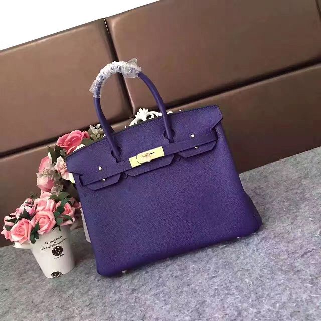 Hermes original togo leather birkin 35 bag H35-1 purple