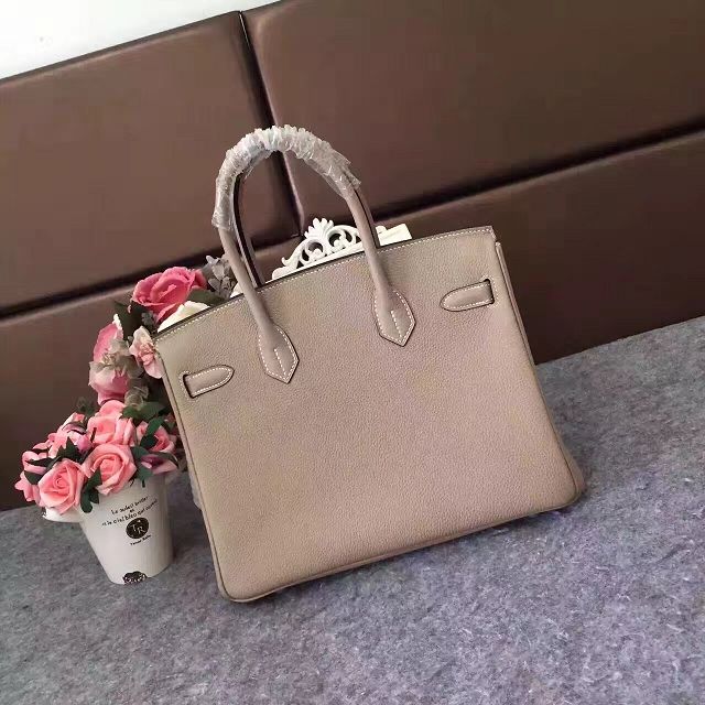 Hermes original togo leather birkin 30 bag H30-1 light grey