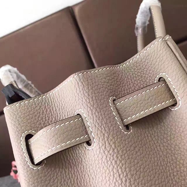 Hermes original togo leather birkin 30 bag H30-1 light grey