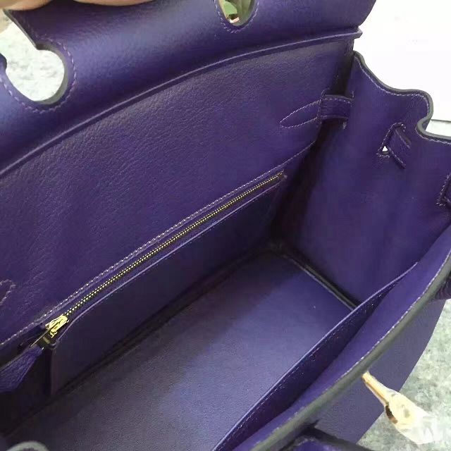 Hermes original togo leather birkin 30 bag H30-1 purple