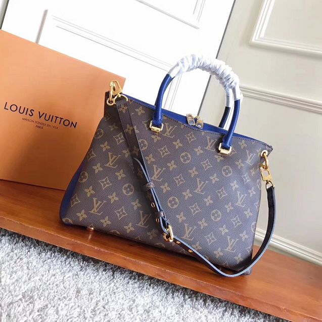 Louis Vuitton original monogram canvas pallas M44042 royal blue