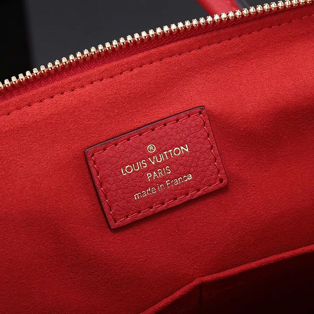 Louis Vuitton original monogram canvas pallas M42810 red