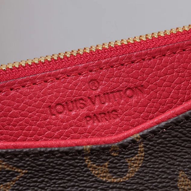 Louis Vuitton original monogram pallas BB M42961 red