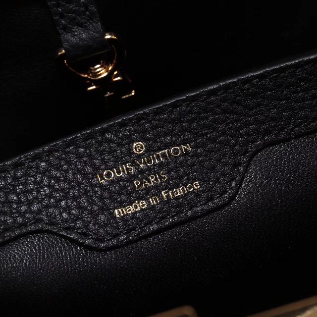 2017 Louis vuitton original taurillon leather capucines BB M54665 black