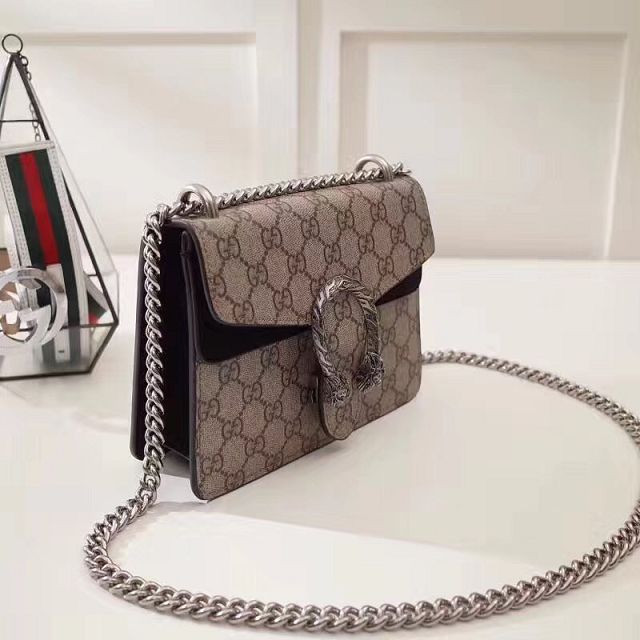 2017 GG dionysus Supreme mini bag 421970 black