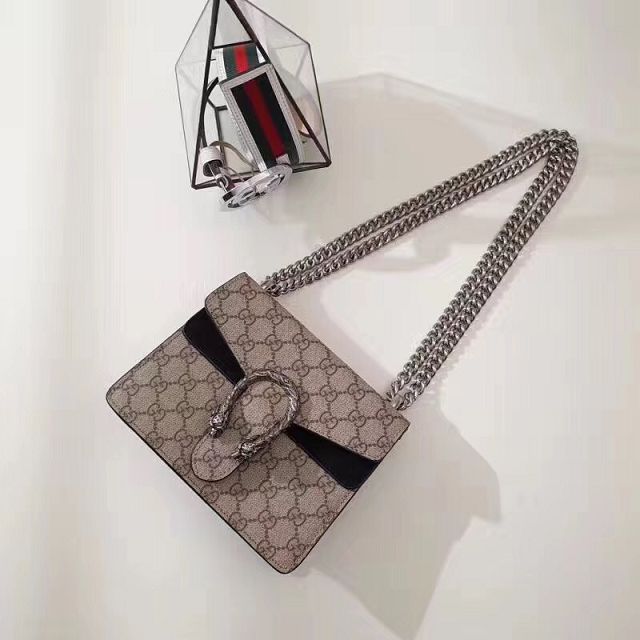 2017 GG dionysus Supreme mini bag 421970 black