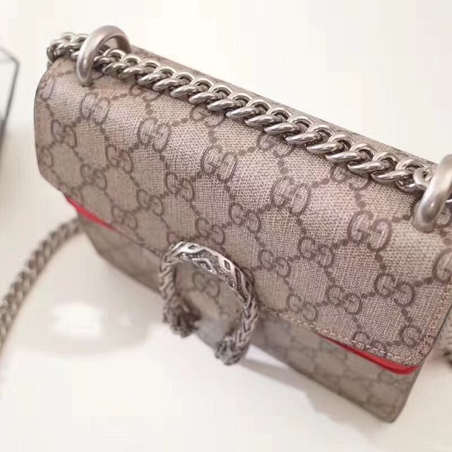 2017 GG dionysus Supreme mini bag 421970 red