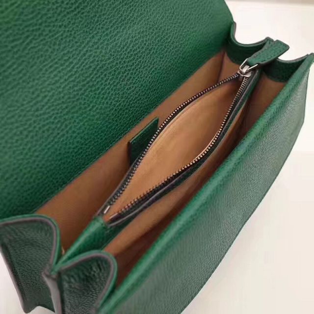 GG original calfskin dionysus medium shoulder bag 400249 green