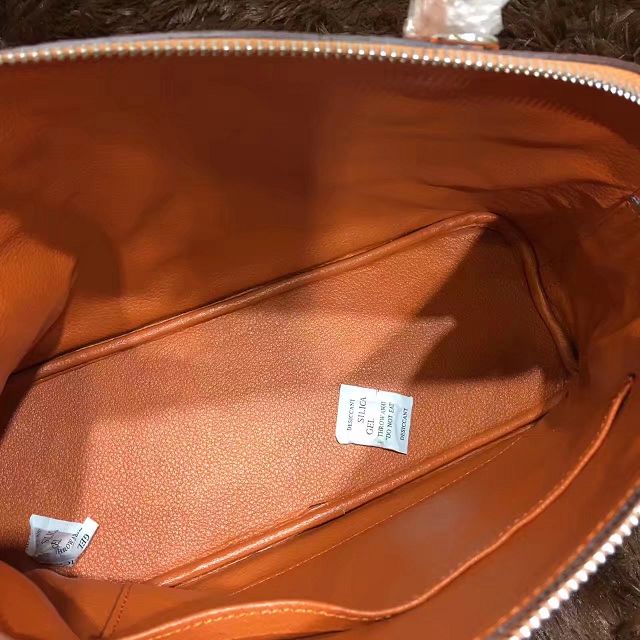 Hermes calfskin small bolide 27 bag B27 orange