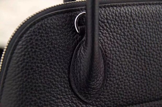 Hermes original togo leather small bolide 27 bag B027 black