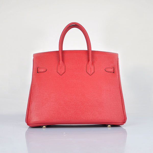 Hermes original epsom leather birkin 35 bag H35-3 red