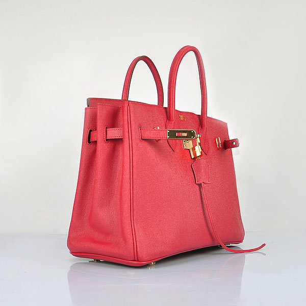 Hermes original epsom leather birkin 35 bag H35-3 red