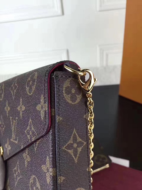 Louis vuitton original monogram canvas pochette felicie M61276