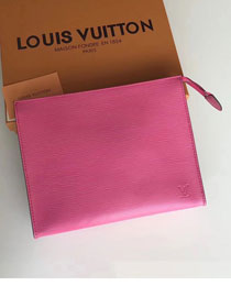 Louis Vuitton epi leather toiletry pouch 26 M41085 peach red
