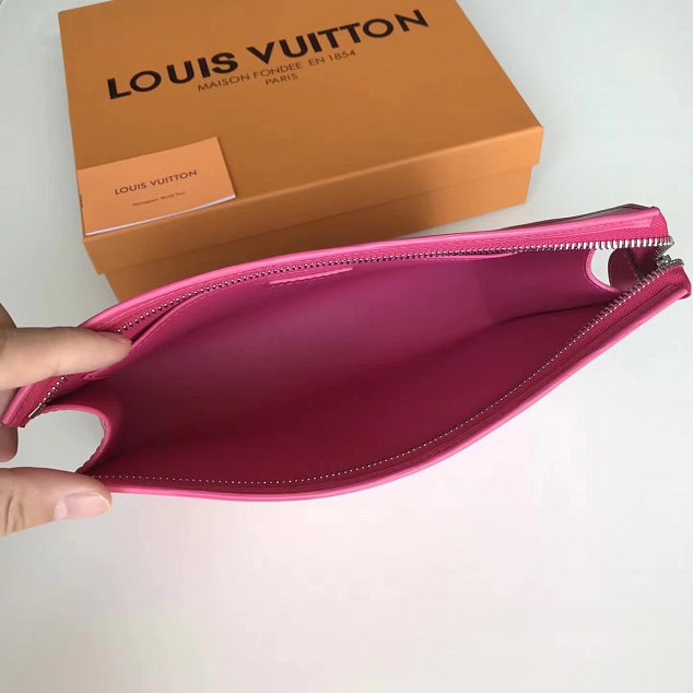 Louis Vuitton epi leather toiletry pouch 26 M41085 peach red