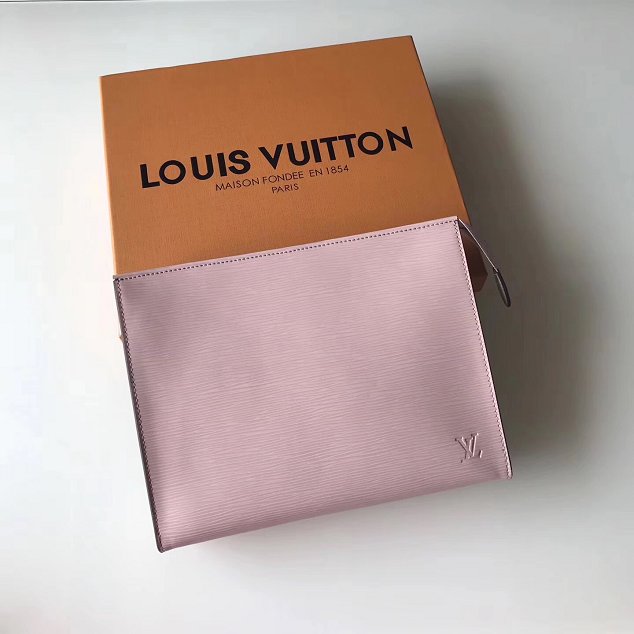 Louis Vuitton epi leather toiletry pouch 26 M67184 pink