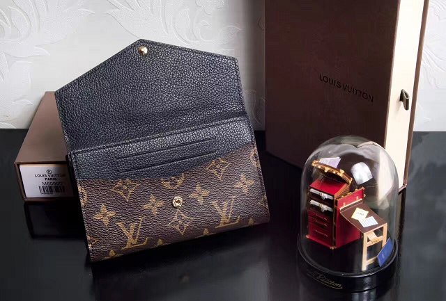 Louis Vuitton monogram canvas pallas wallet M60990 black