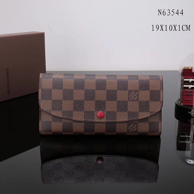 Louis vuitton damier ebene emilie wallet N63544