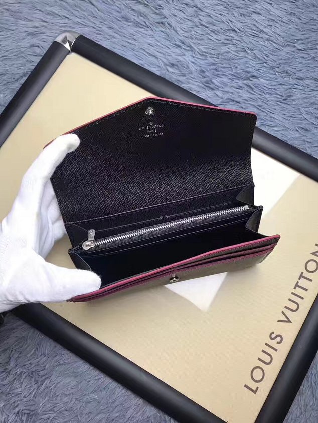 Louis vuitton epi leather sarah wallet M64322 black