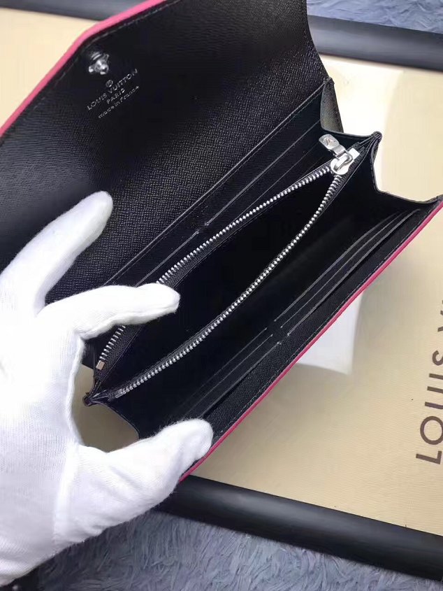 Louis vuitton epi leather sarah wallet M64322 black