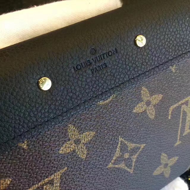 Louis vuitton monogram canvas pallas wallet M58415 black