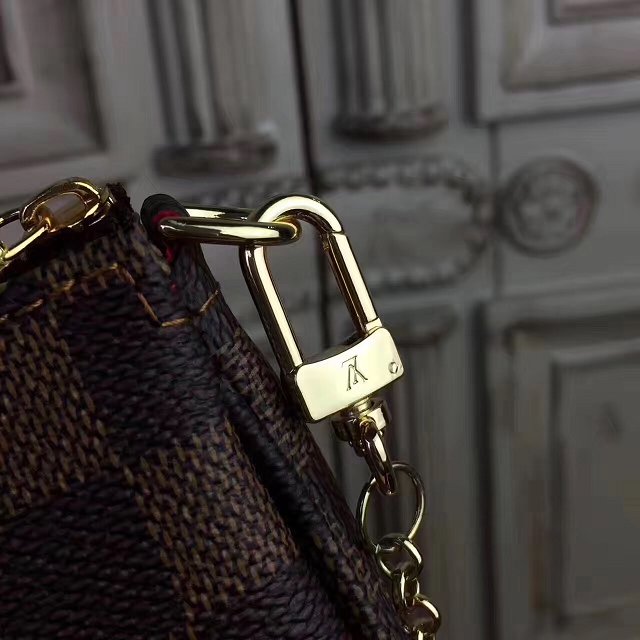 2017 louis vuitton origianl damier ebene mini pochette accessoires N58009