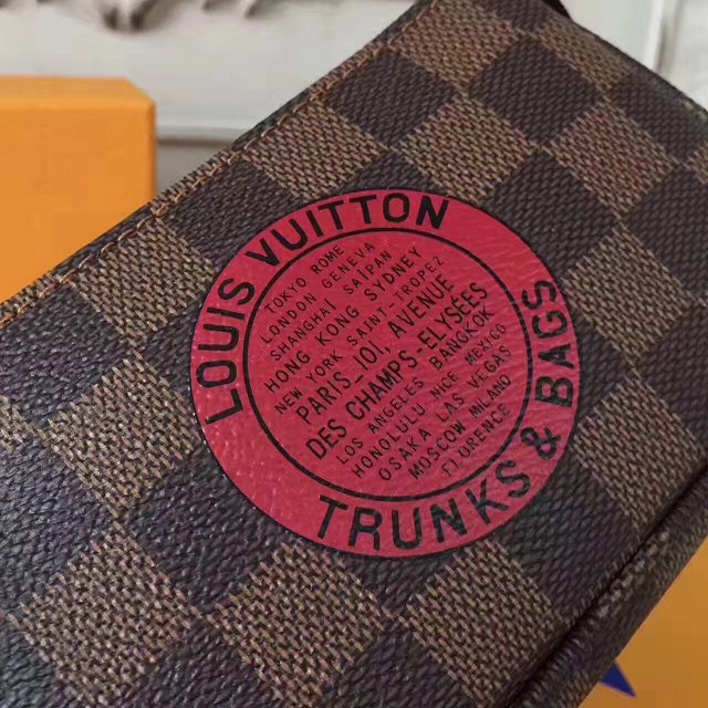 2017 louis vuitton origianl damier ebene mini pochette accessoires N58009