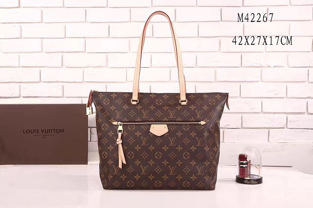 Louis vuitton original monogram canvas iena mm tote bag M42267