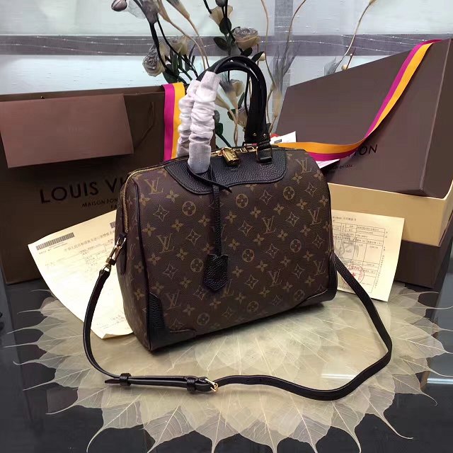 Louis vuitton original monogram canvas retiro bag M50058 black