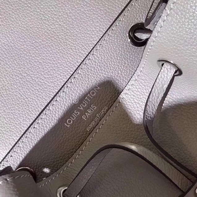 2018 louis vuitton original calfskin lockme backpack M41814 gray