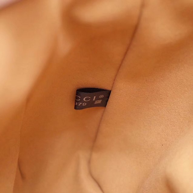 2017 GG Marmont matelasse original leather medium shoulder bag 443496 nude