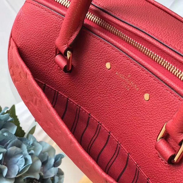 Louis vuitton original monogram empreinte speedy 25 M42401 red