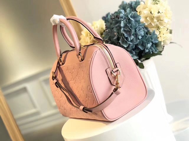 Louis vuitton original monogram empreinte speedy 30 M42406 pink