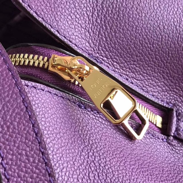 Louis vuitton original monogram empreinte montaigne BB M41053 purple