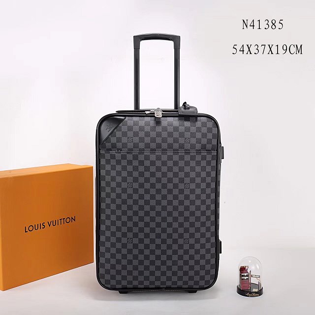 Louis vuitton original damier canvas pegase 55 luggage n41385