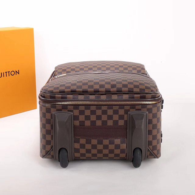 Louis vuitton original damier ebene pegase 55 luggage n23297 
