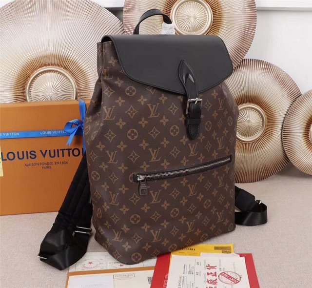 Louis vuitton original monogram macassar palk backpack M40637