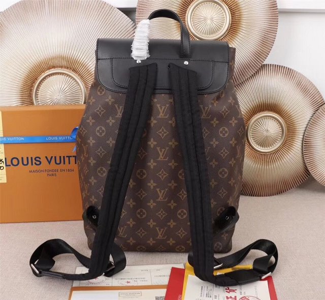 Louis vuitton original monogram macassar palk backpack M40637