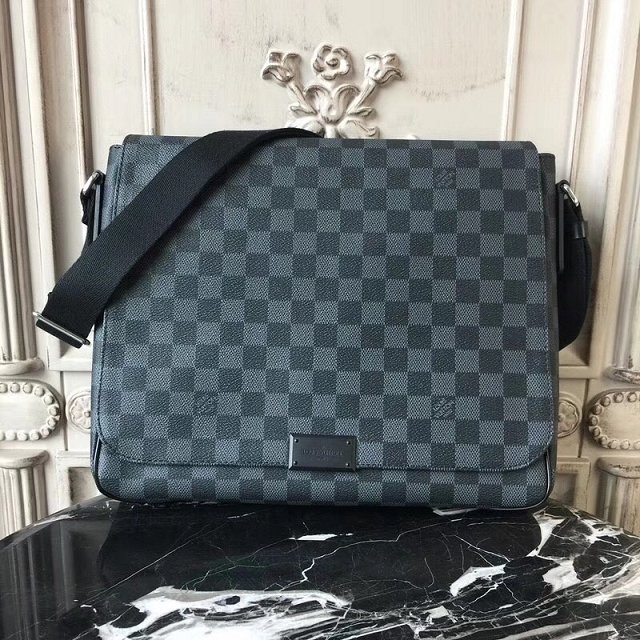 Louis vuitton original damier graphite district bag mm N41272