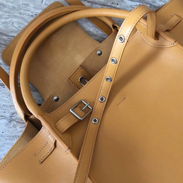 2018 celine original bare calfskin small big bag 55426 yellow