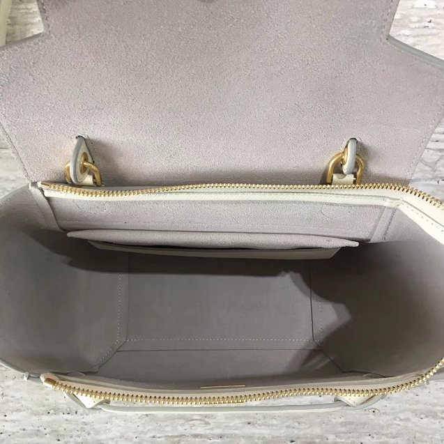 Celine original grained calfskin micro belt bag 189153 beige
